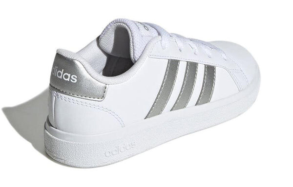 Кроссовки grand court 2.0 lifestyle tennis shoes 'white matte silver' Adidas, белый — фото 4
