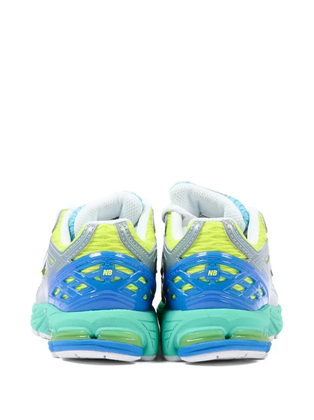 Кроссовки для бега на шнуровке New Balance Kids, желтый — фото 4