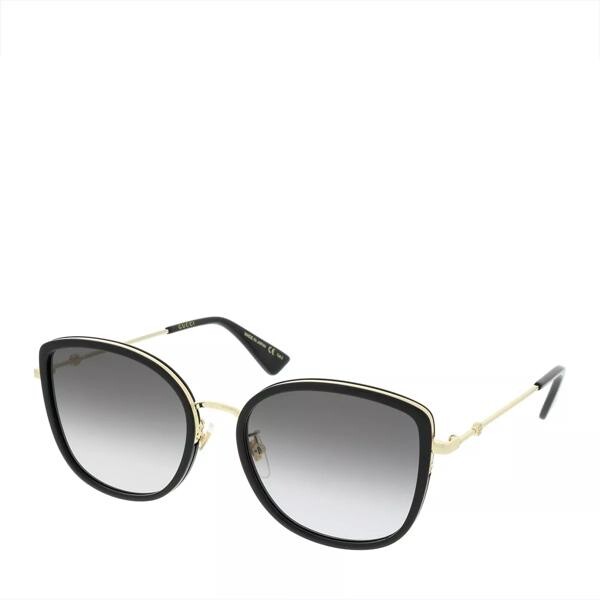 

Солнцезащитные очки gg0606sk 56 black/gold/grey Gucci, черный
