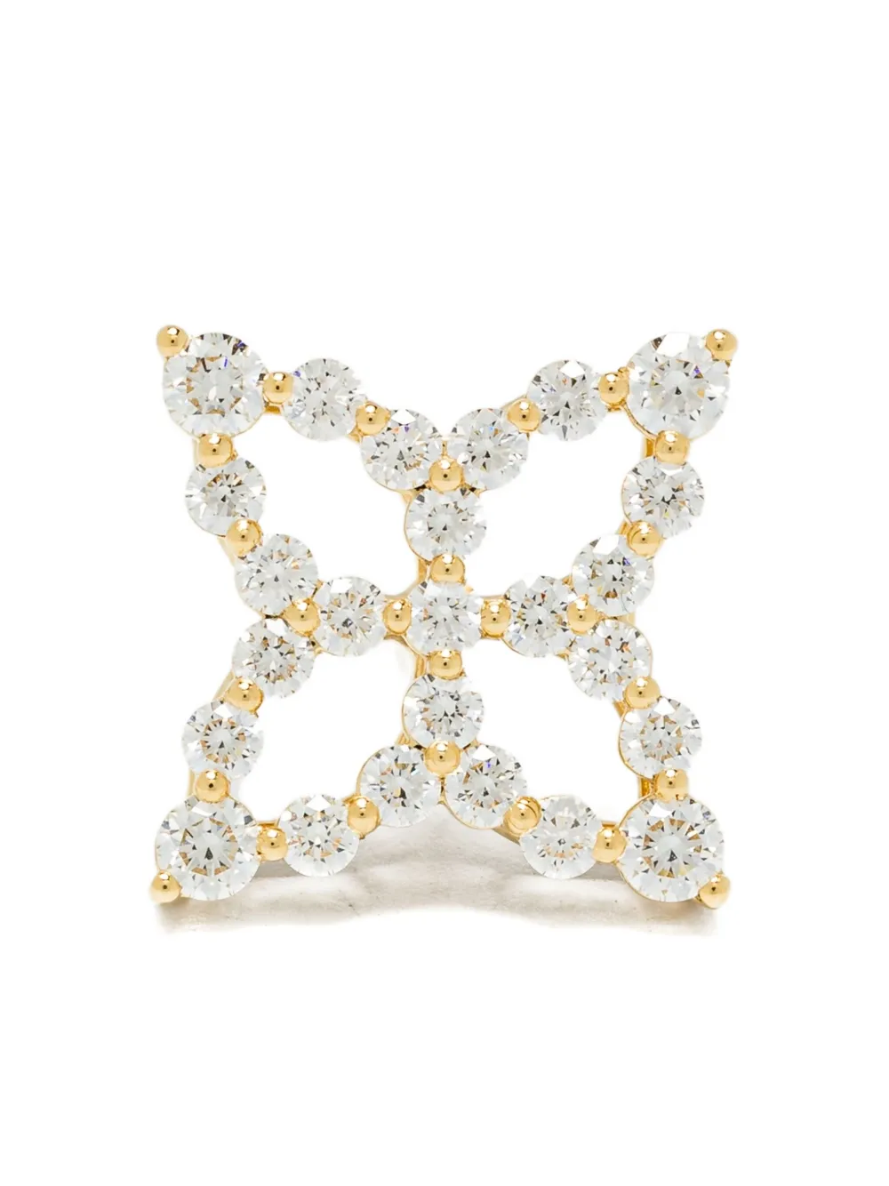 

Серьги-бабочки с бриллиантами из желтого золота 750 пробы Roberto Coin, золотой