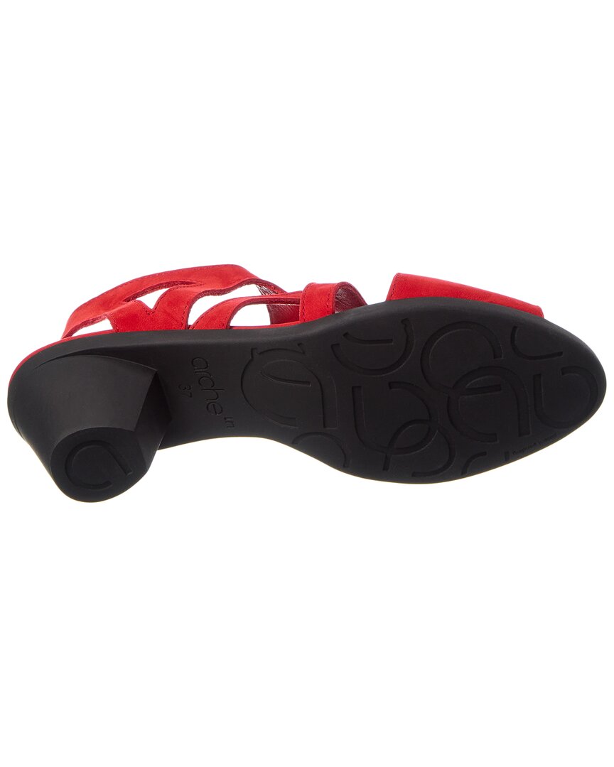 Arche Sorako Leather Sandal, красный — фото 4