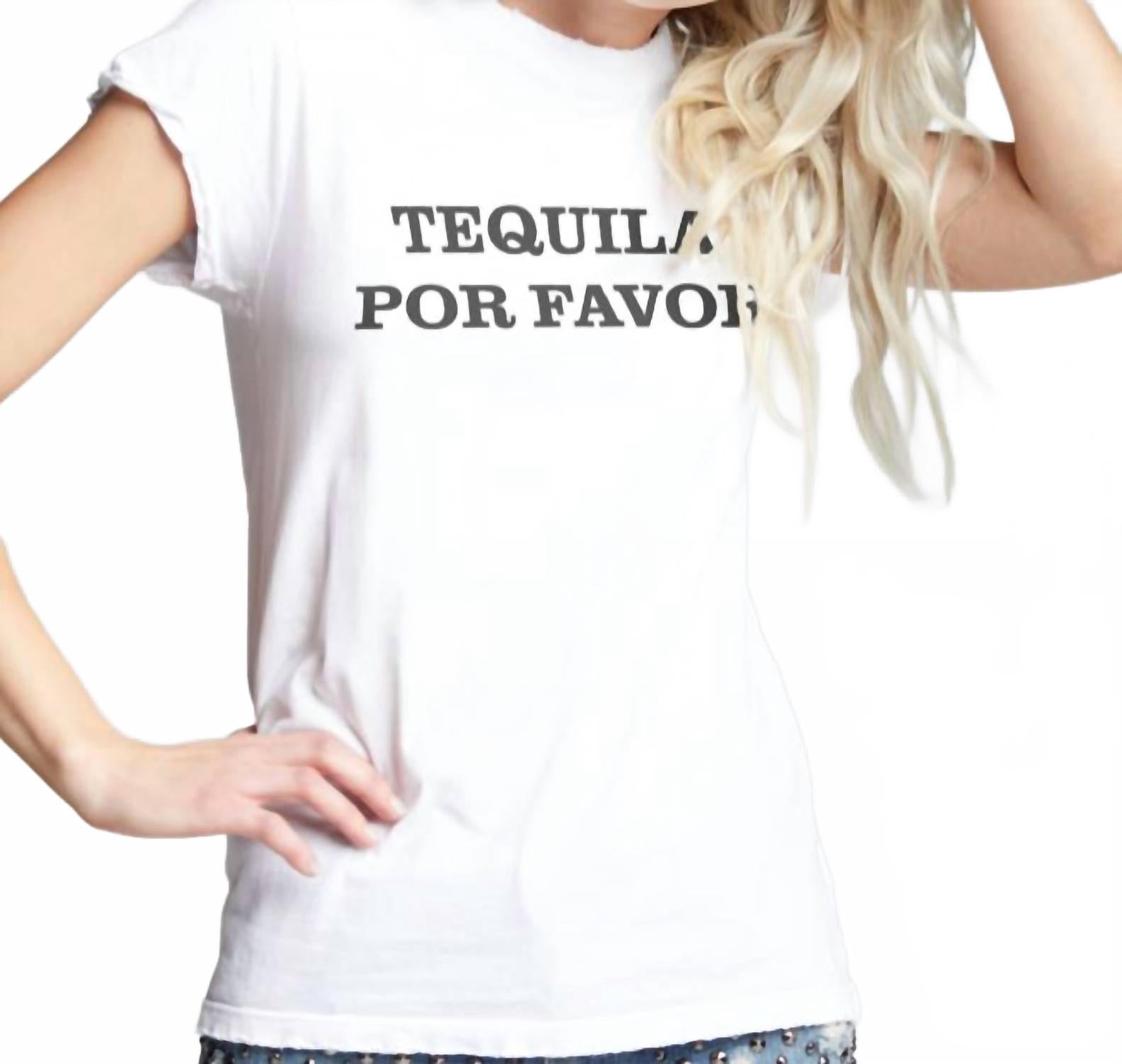 

Футболка Tequila Por Favor белая Recycled Karma