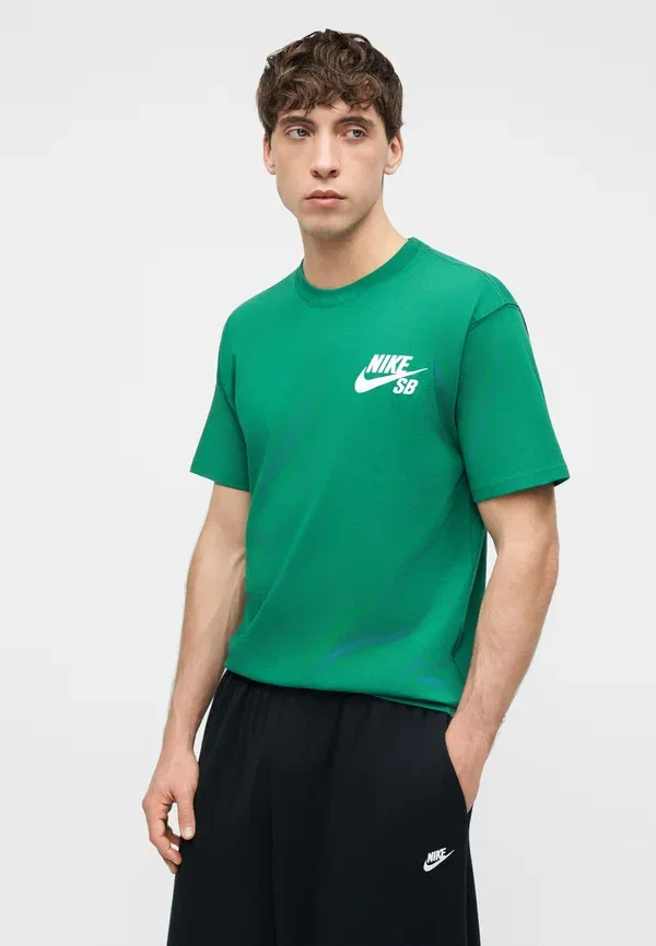 Футболка базовая с логотипом Nike Sb, малахит — фото 4
