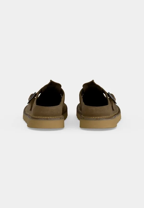 Тапочки-Мулы solsbury Clarks, Khaki — фото 4