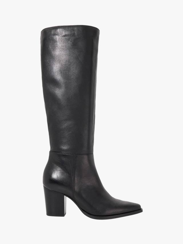 Кожаные ботинки Tenna высотой до колена Dune London, Black