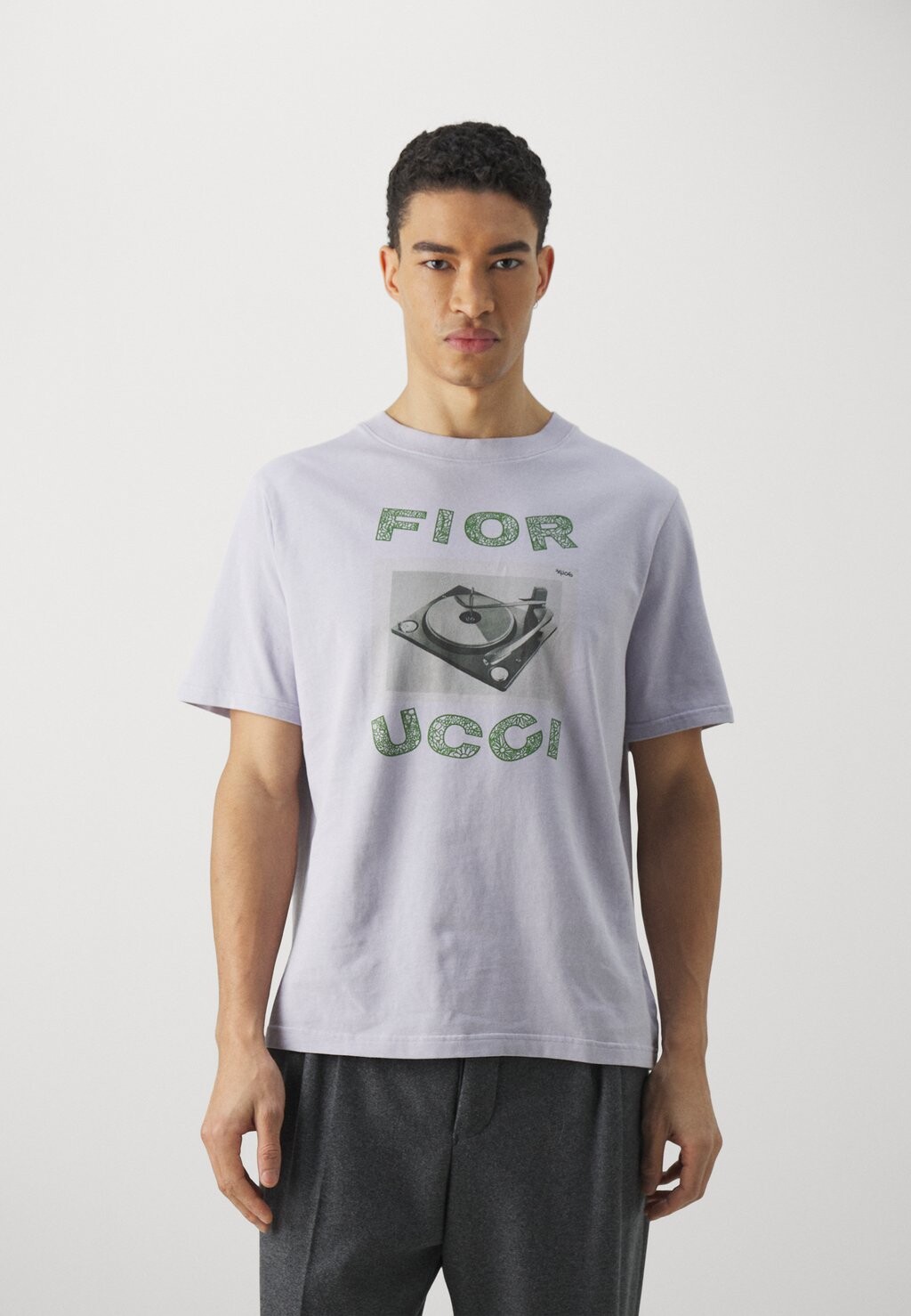 

Футболка с принтом VINYL UNISEX Fiorucci, фиолетовый