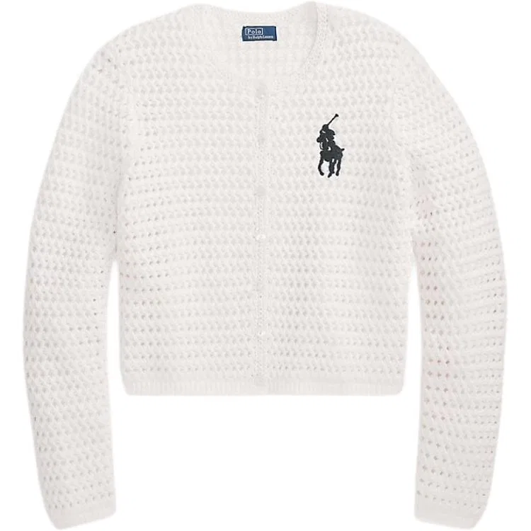 Женский джемпер Big Pony Slim Fit Polo Ralph Lauren, White