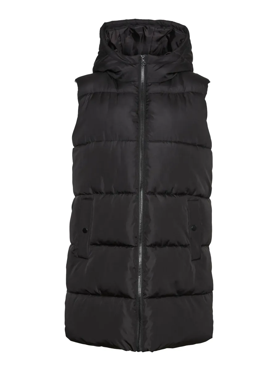 

Стеганый жилет Vero Moda "VMLIGAHOLLY WAISTCOAT BOOS", черный