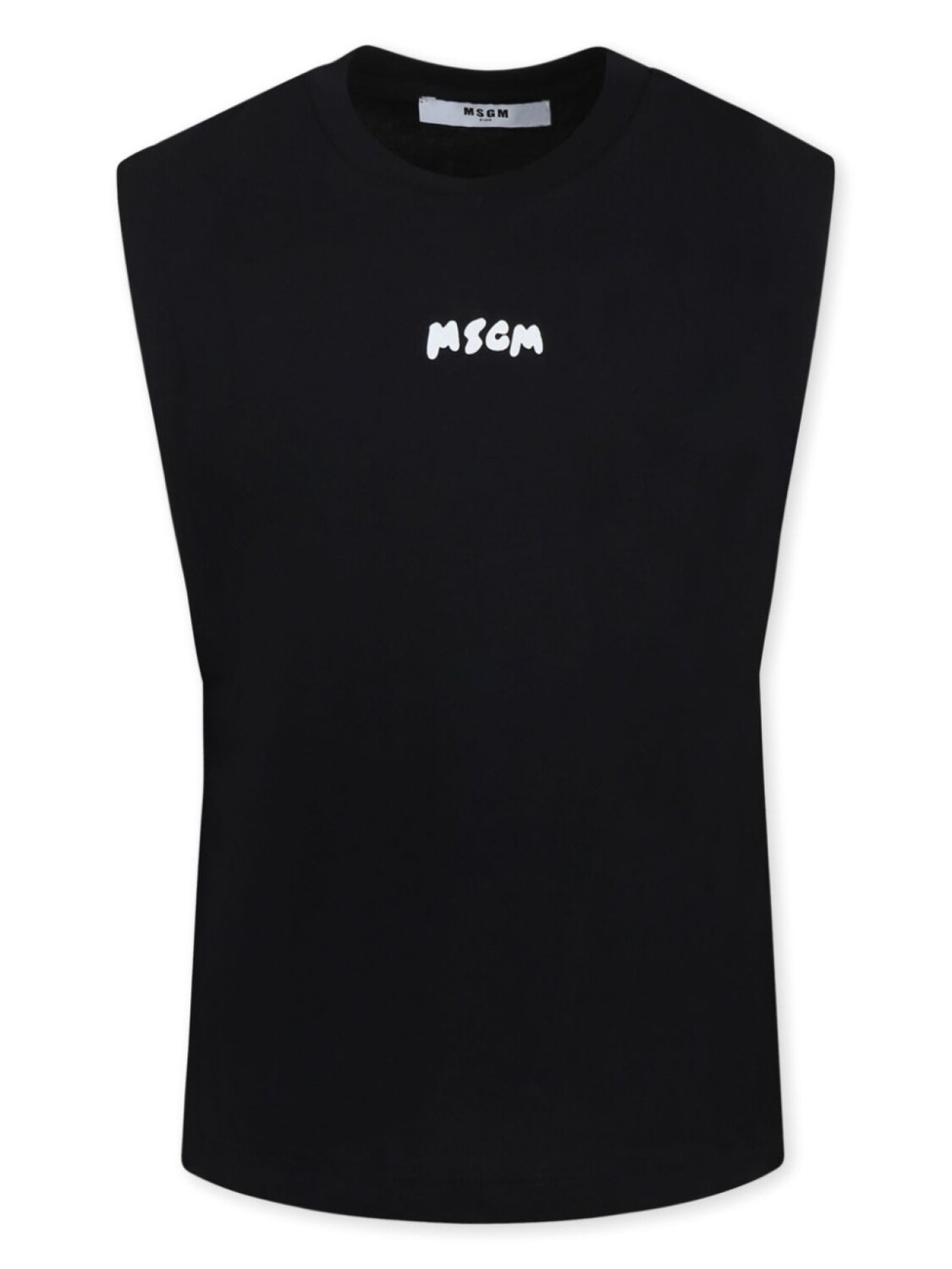 

MSGM Kids футболка с логотипом, черный