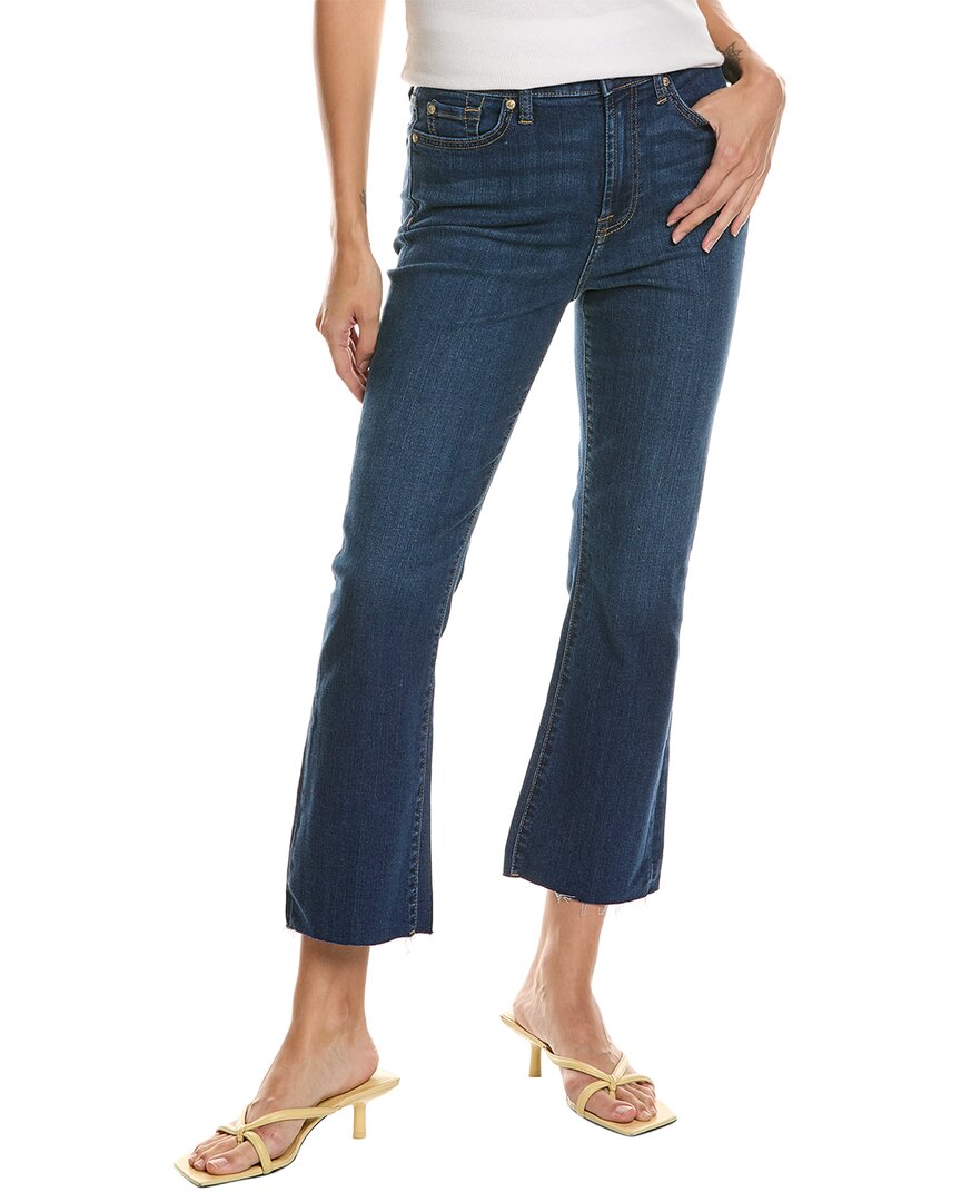 

7 For All Mankind Джинсы Slim Kick Opal Slim с высокой талией, цвет multi