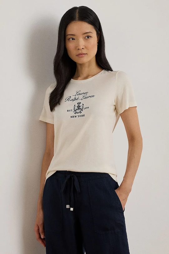 

Футболка Lauren Ralph Lauren, бежевый