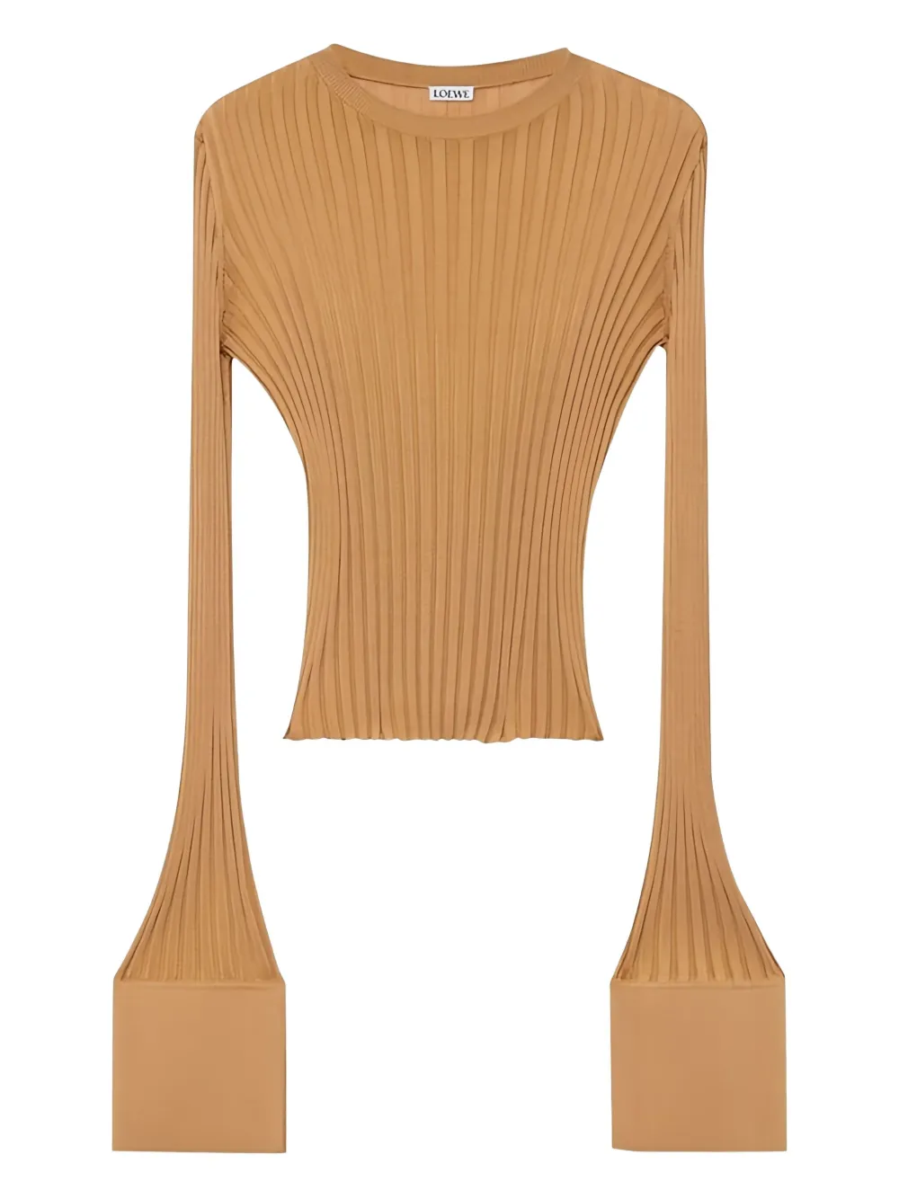 

Джемпер с мелким рубчиком LOEWE, нейтральный