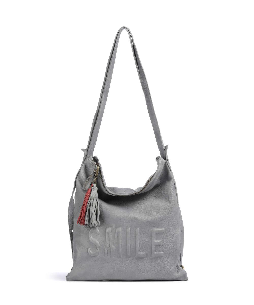 

Рюкзак Paoliweg 3 из зернистой коровьей кожи Taschendieb Wien, серый