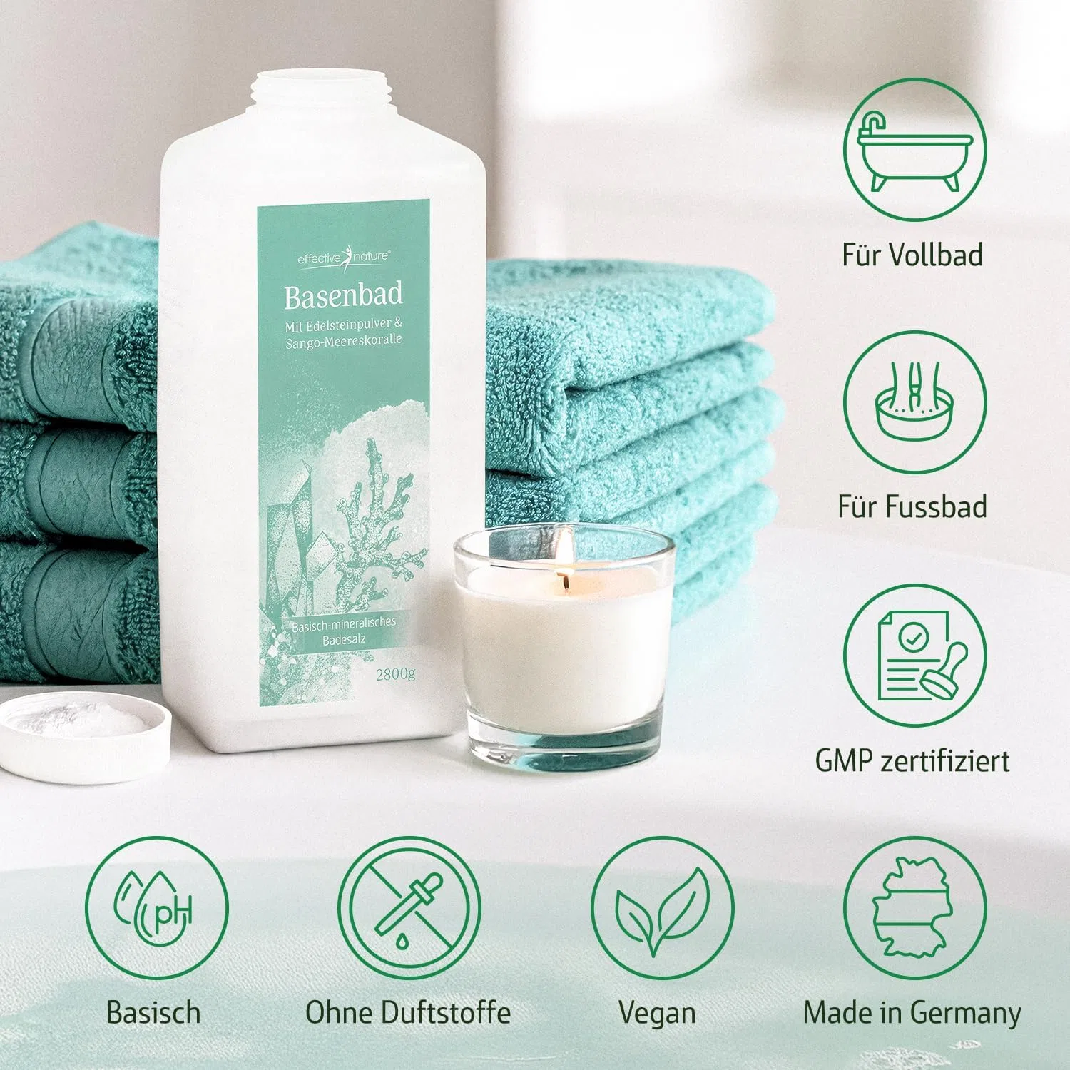 Соль для ванн effective nature Base Bath с кораллами Санго Effective Nature — фото 4