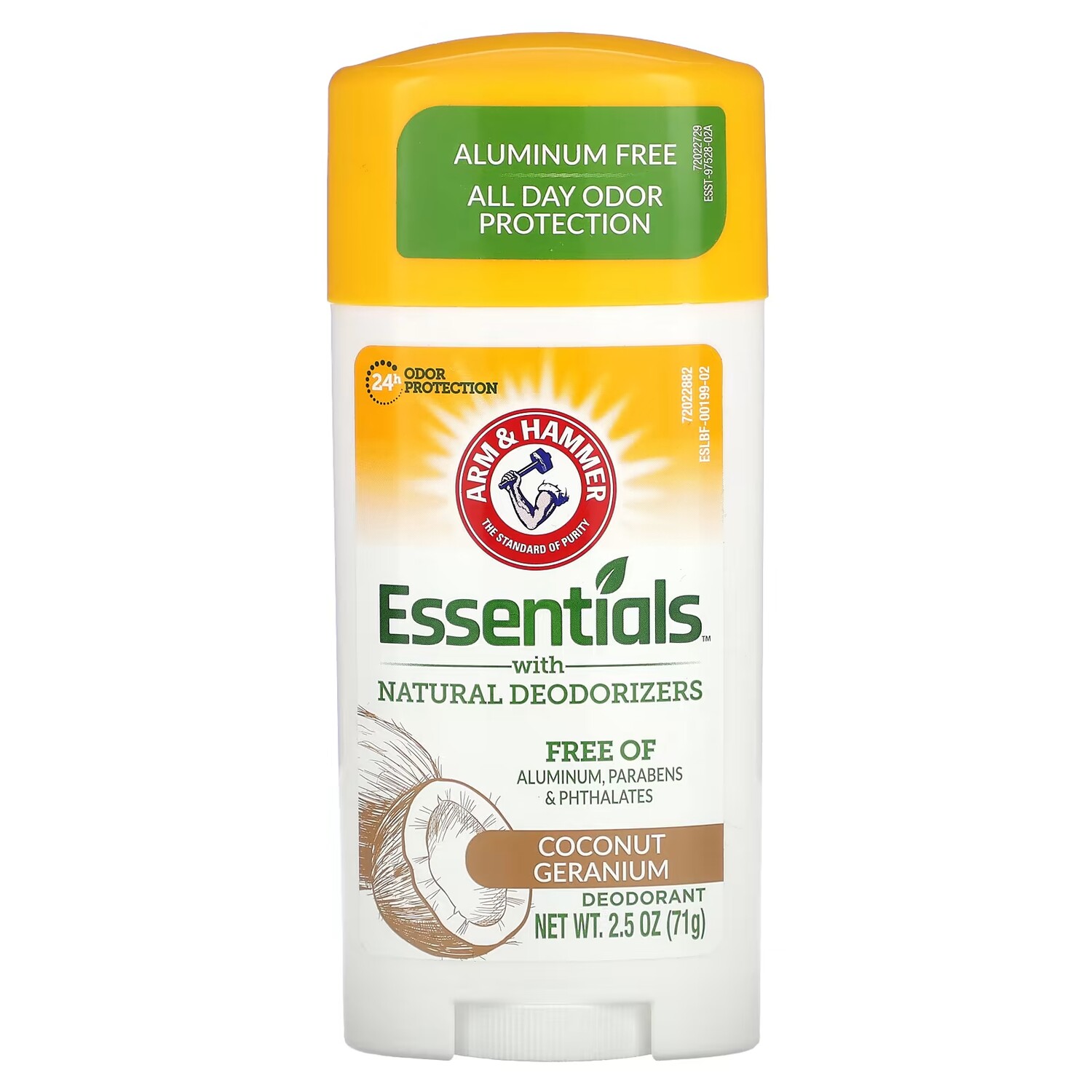 

Дезодорант Arm & Hammer Essentials кокосовая герань, 71 гр.