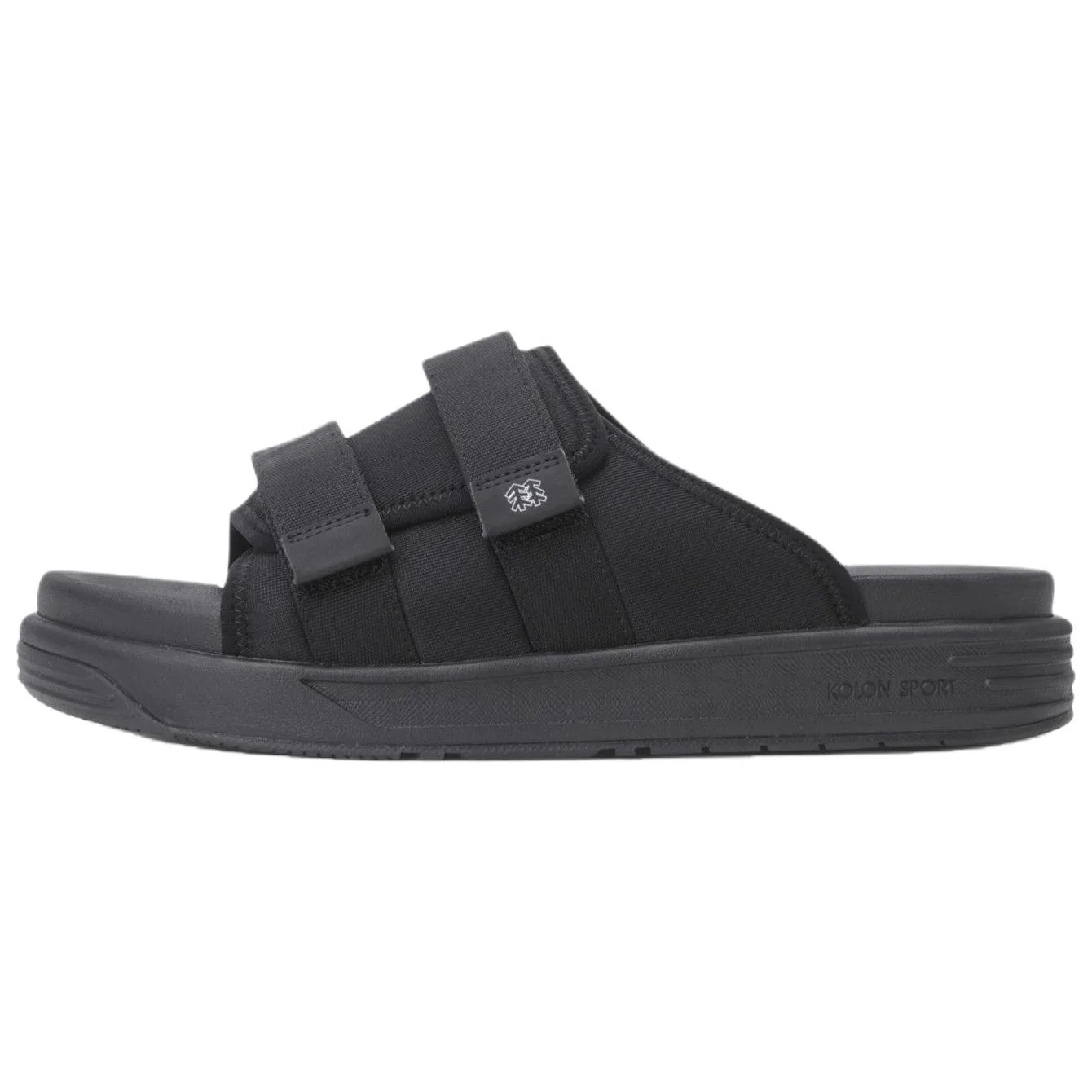KOLON SPORT Сланцы Camp Slip Resistant Abrasion Resistant Unisex черные