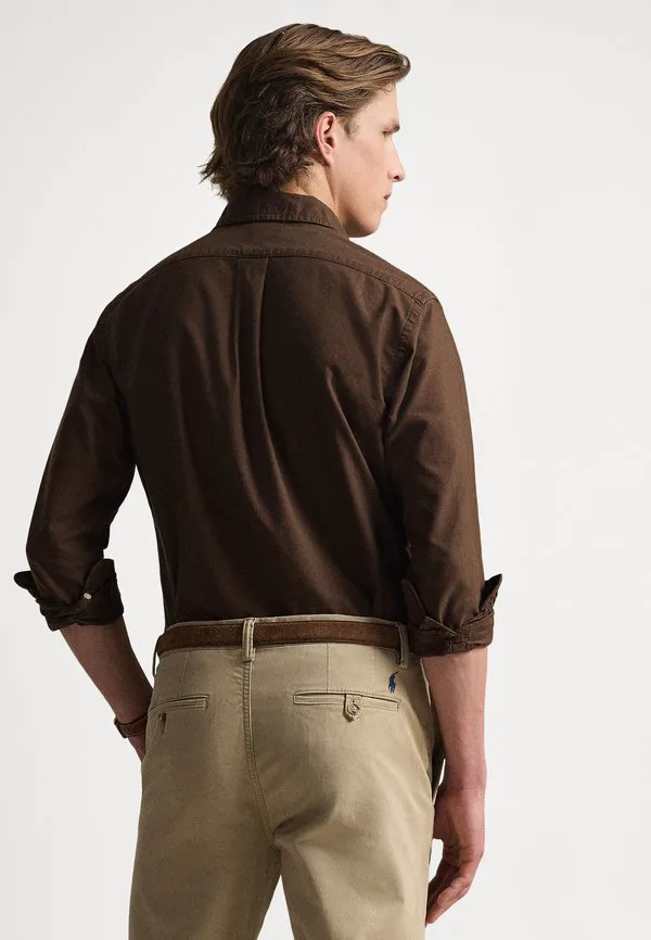 Спортивная рубашка с длинным рукавом Polo Ralph Lauren, Nutmeg Brown — фото 3