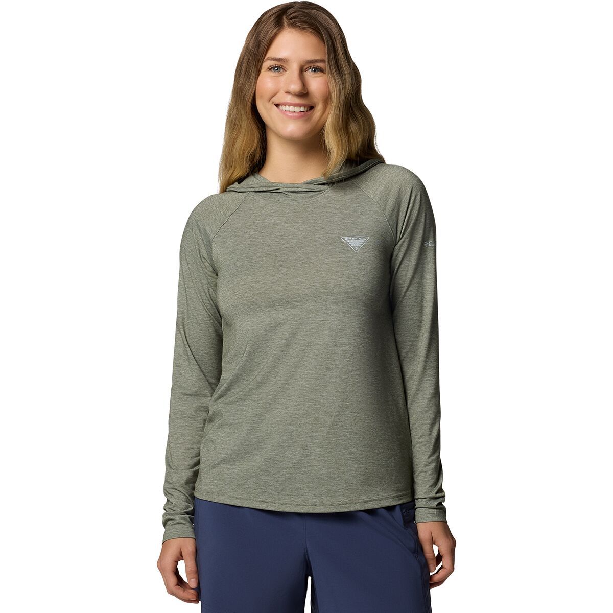 

Худи PFG Uncharted Columbia, цвет cypress heather