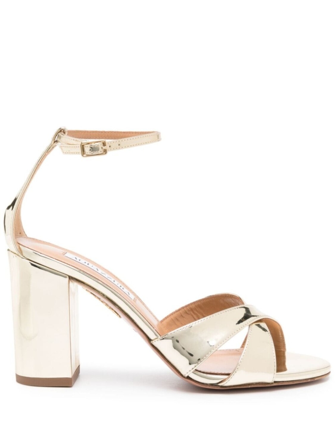

Aquazzura босоножки Divine 85, золотистый