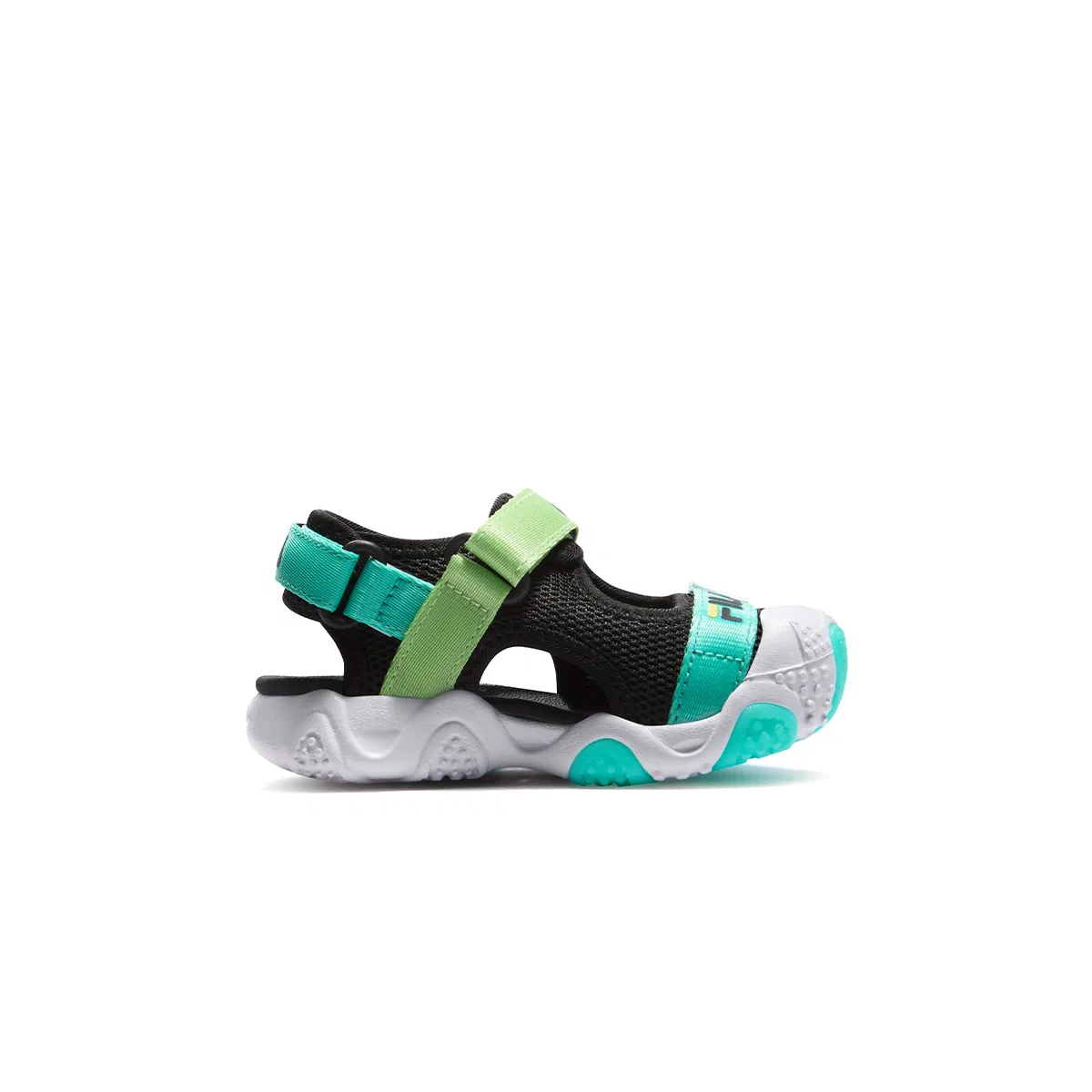 Детские сандалии SEASON FSW из ткани Ebony/Jade Sandalwood Green для младенцев и малышей FILA KIDS — фото 3