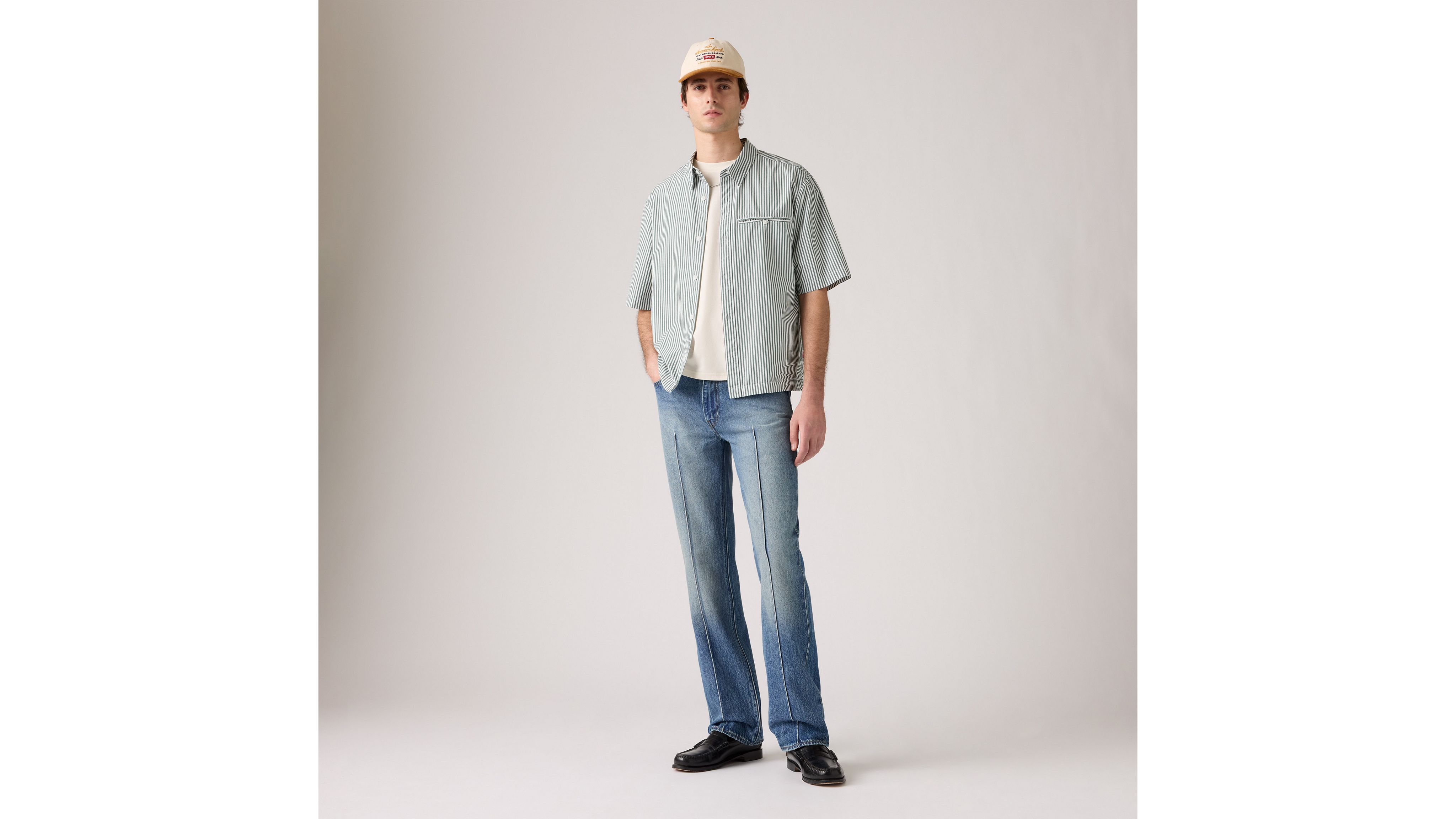 

Мужские джинсы Bootcut 517 Levi's, Pin And Tuck - Light Wash