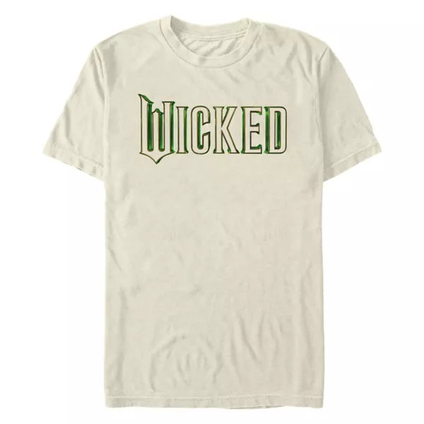 

Мужская футболка с надписью «wicked logo» и саундтреком. Licensed Character, белый