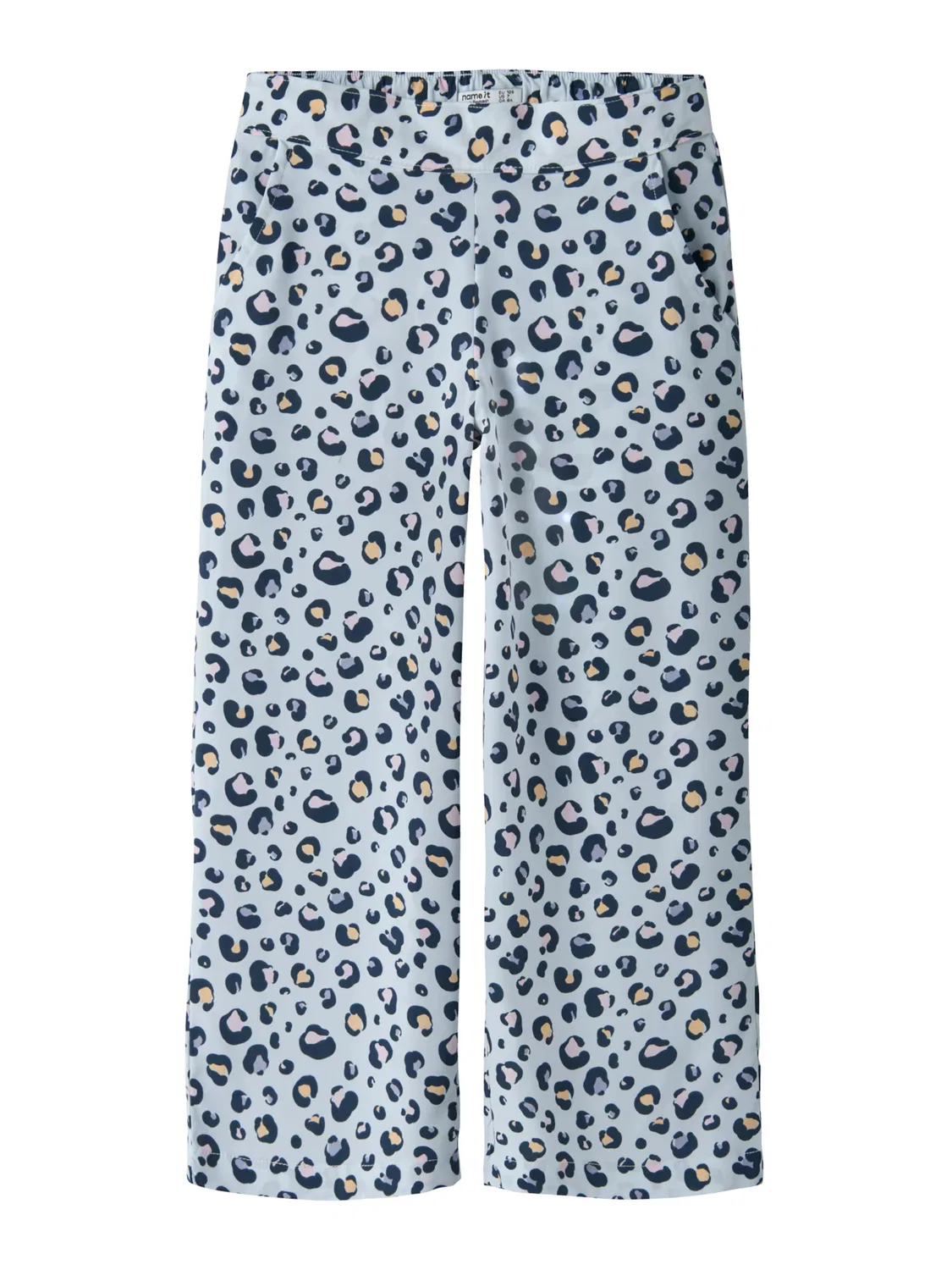 Широкие брюки 'NKFVinaya' Name It, Navy/Pastel Blue