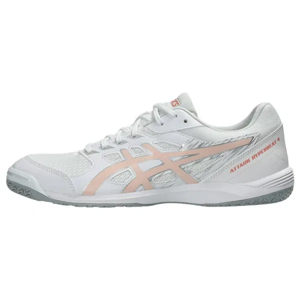 Унисекс кроссовки для настольного тенниса «Attack Hyperbeat 4» от ASICS, (103) White X Breeze — фото 4