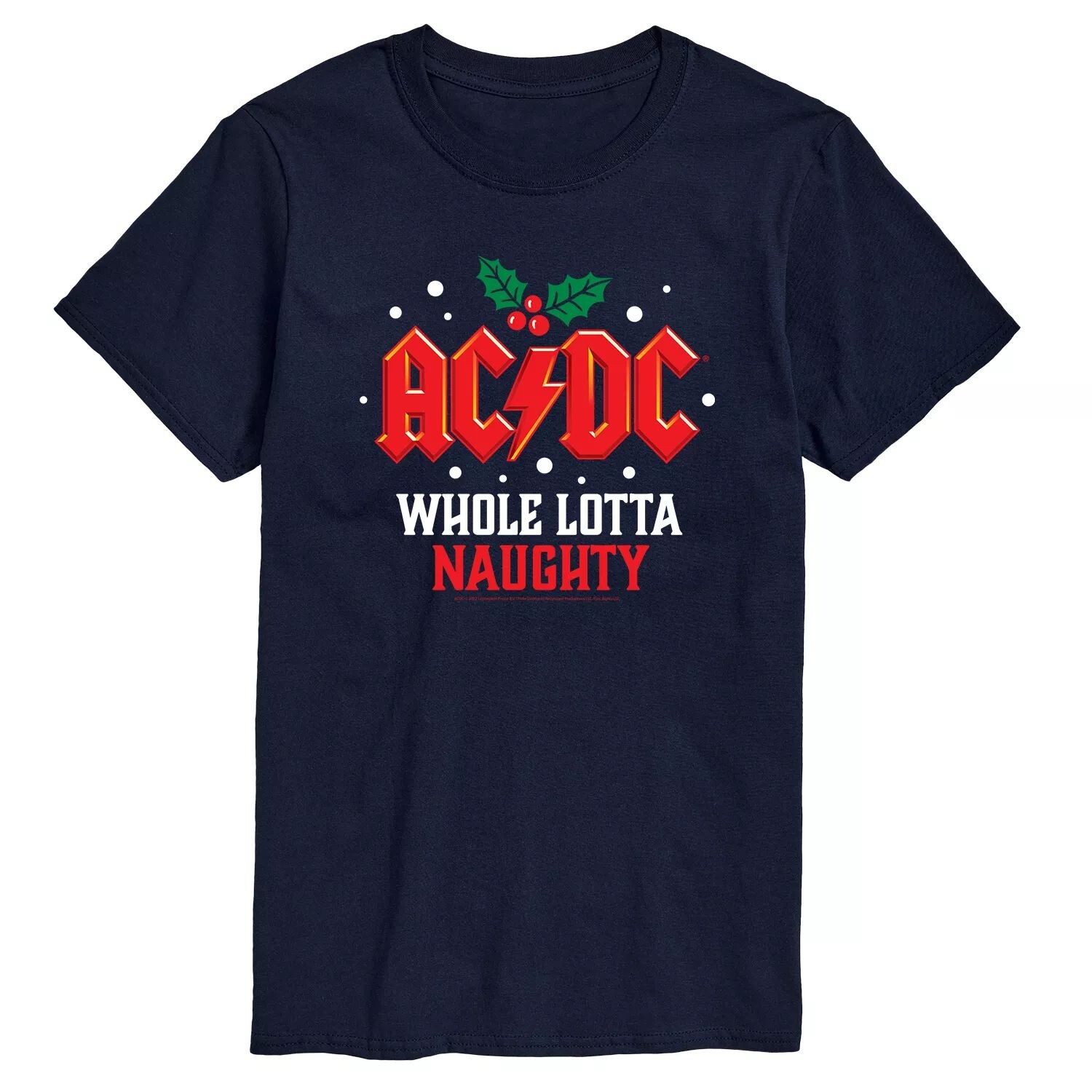 

Футболка Big & Tall ACDC Lotta Naughty, Blue Licensed Character, синий