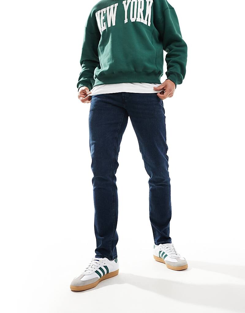 

Jack & Jones – Glen – темно-синие джинсы на заказ