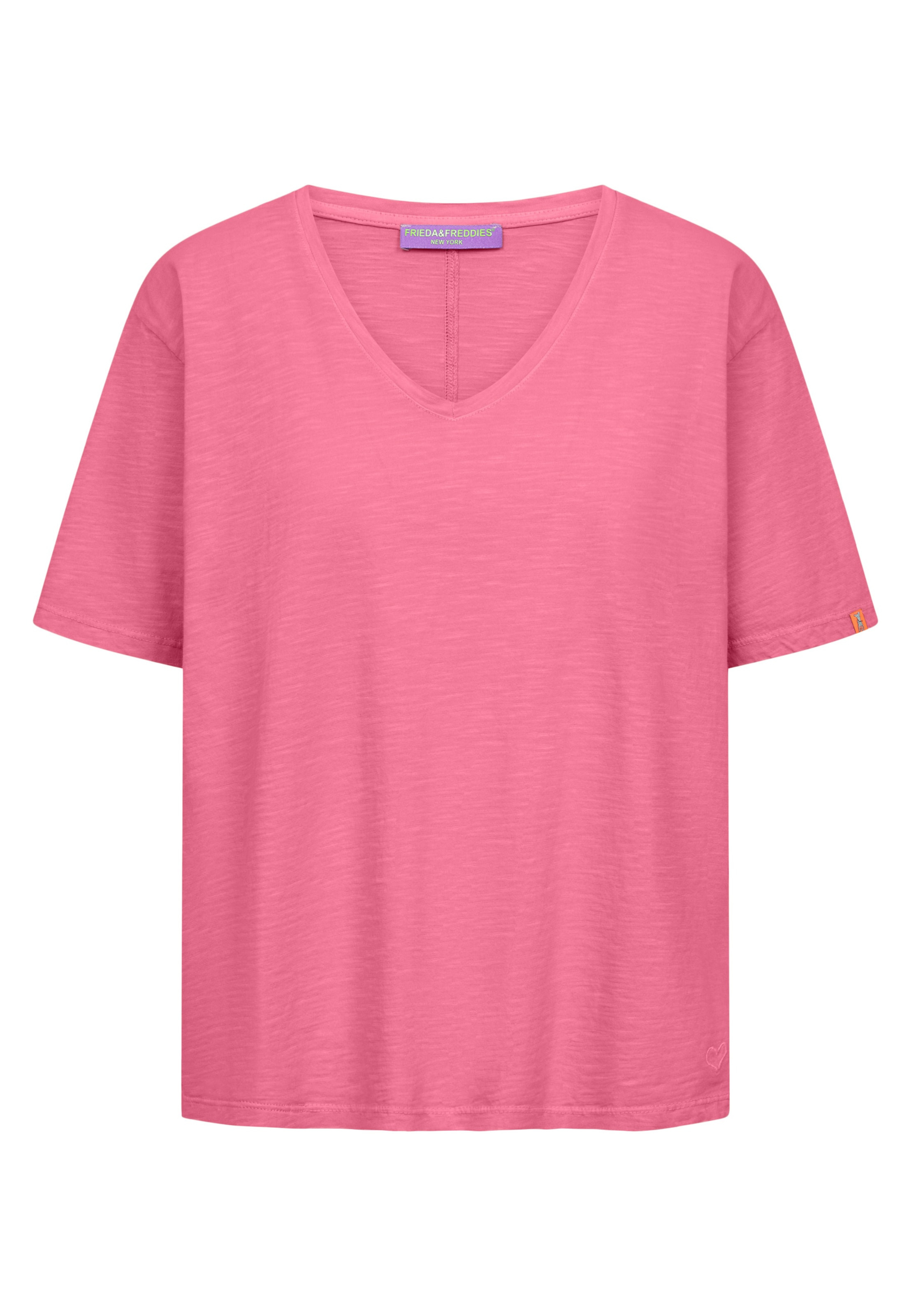 

Frieda & Freddies NY Футболка в неоново-розовом цвете