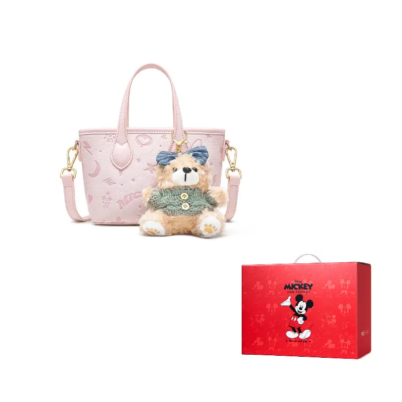 

Disney Микки ПУ Женская Сумка через плечо Розовая/Экрю, Pink