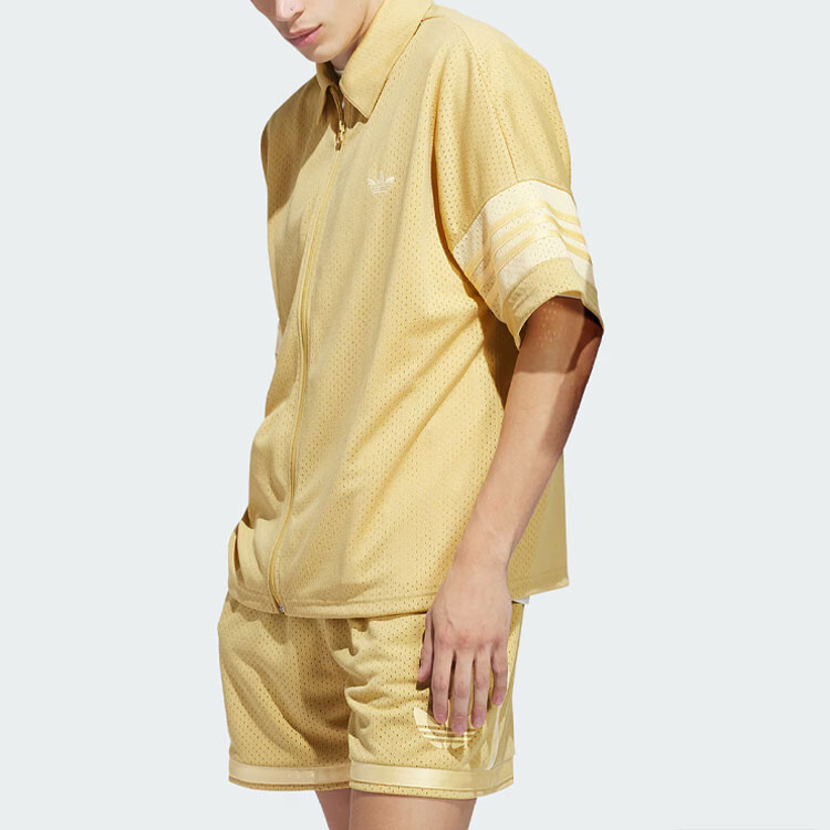 Рубашка мужская желтая Adidas Originals, желтый — фото 4