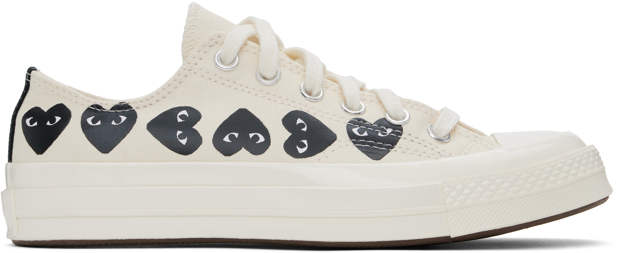 

Низкие кеды Off-White Converse Edition Chuck 70 Multi Heart COMME des GARcONS PLAY