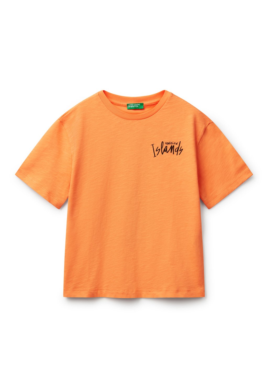 

Футболка с принтом United Colors of Benetton, оранжевый