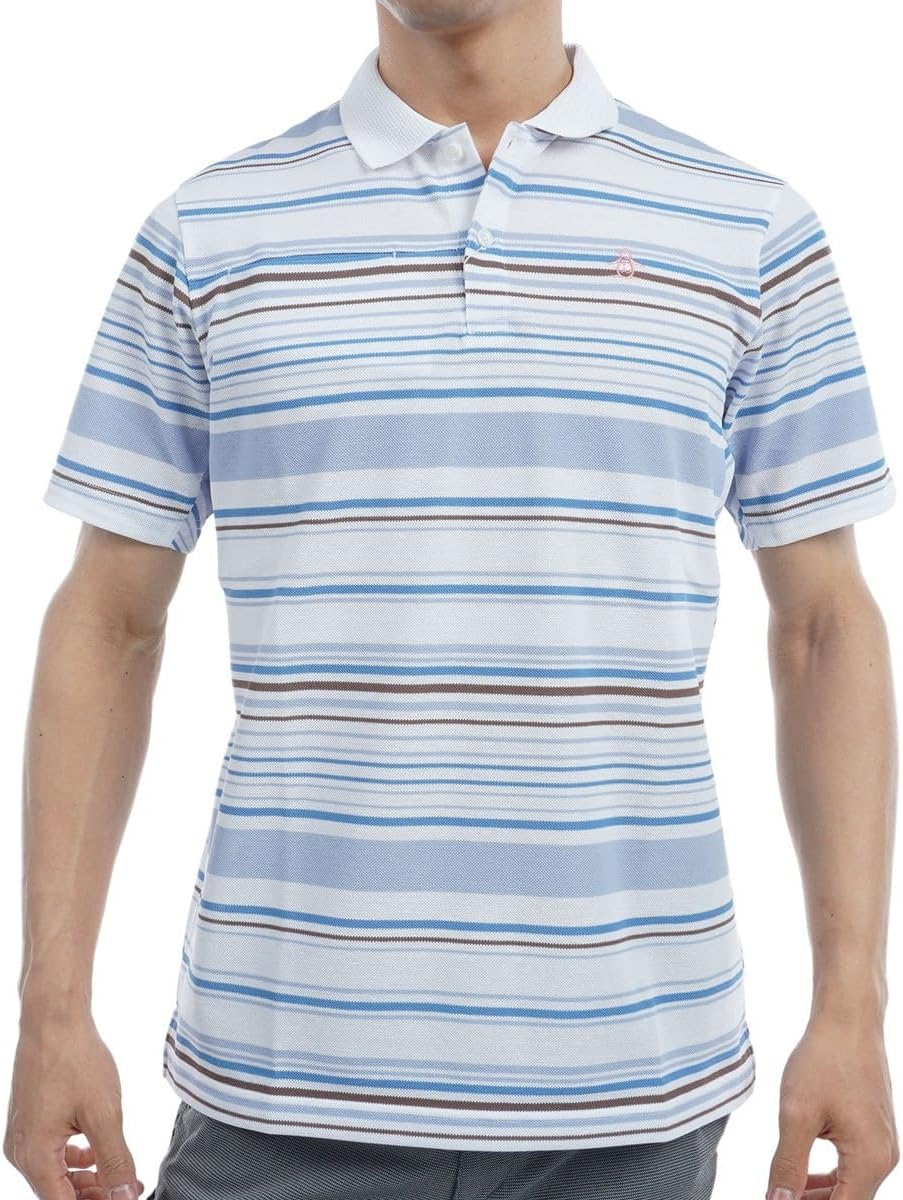 

Мужская рубашка с коротким рукавом Munsing Wear MGMXJA15, смесь льна, отделка по краю, нагрудный карман справа, защита от солнца, влагоотводящая, быстросохнущая, для игры в гольф Munsingwear, белый