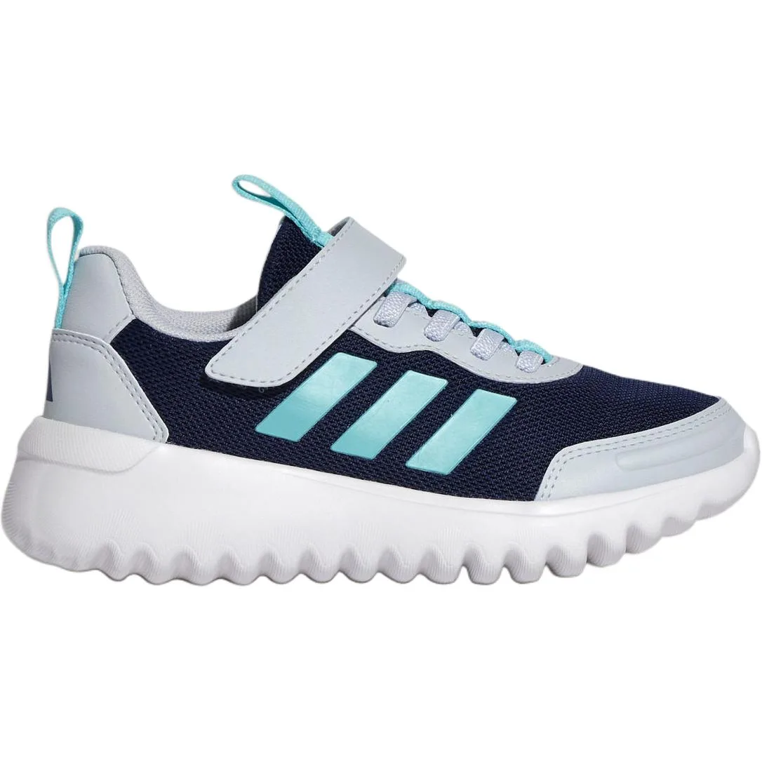 Adidas Низкие повседневные кроссовки темно-синие детские — фото 3