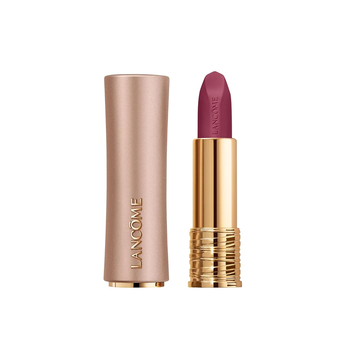 Увлажняющая матовая помада Lancôme L'Absolu Rouge Intimatte - легкая, легко наслаиваемая формула с мягким матовым финишем - комфорт до 24 часов., 440 Got Me Blushing: Cool berry brown