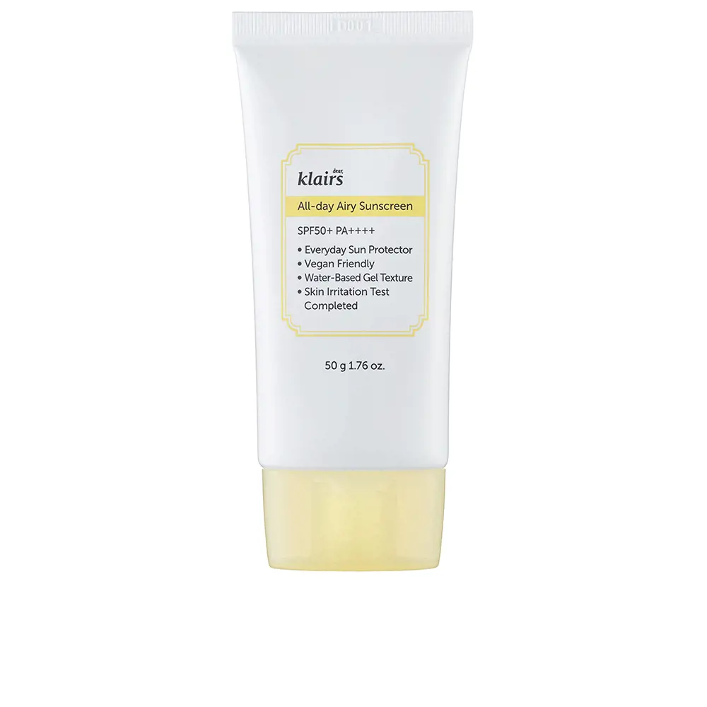 

Солнцезащитный крем All-Day Airy Sunscreen Spf50+ Klairs, 50 гр