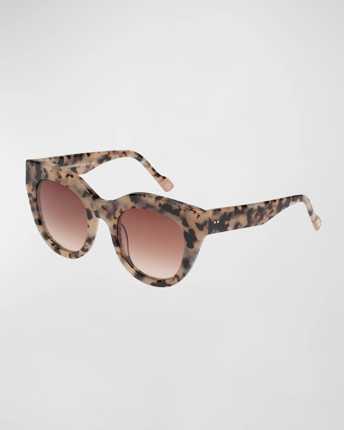 

Солнцезащитные очки «кошачий глаз» AIRY CANARY II из ацетата Le Specs, цвет Cookie Tort