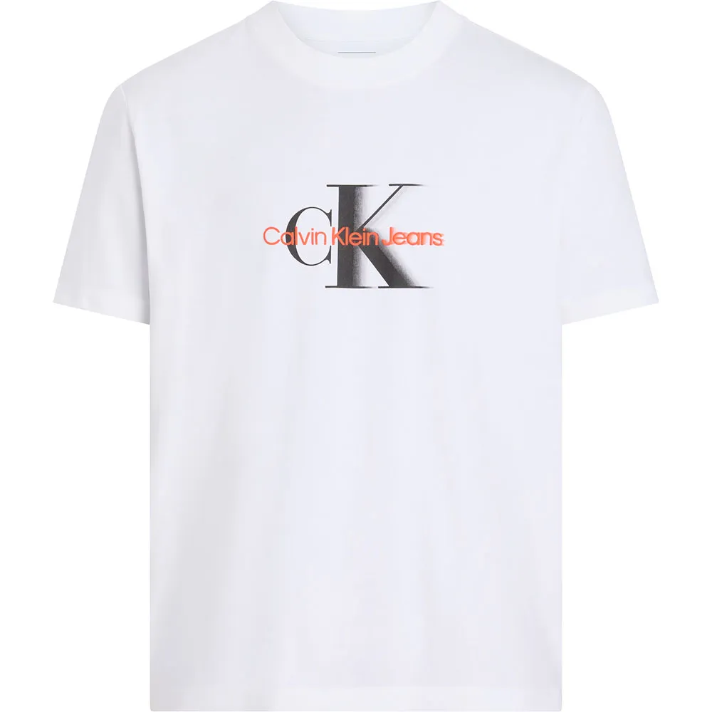 

Футболка с коротким рукавом Calvin Klein Jeans Monologo Shift, белый