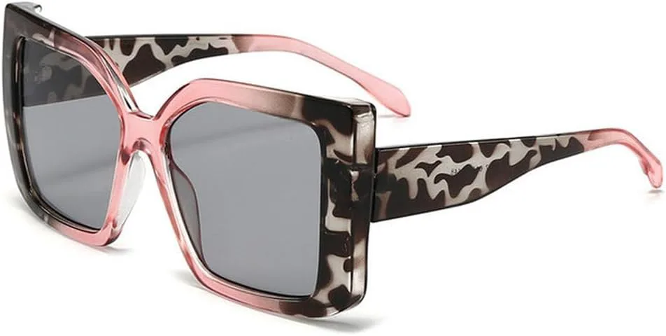 

Большие очки с цветовым блоком и леопардовым принтом, модные, для активного отдыха, с защитой от УФ-излучения, для пляжного отдыха, SUN3705 Generic, Pinkleopard