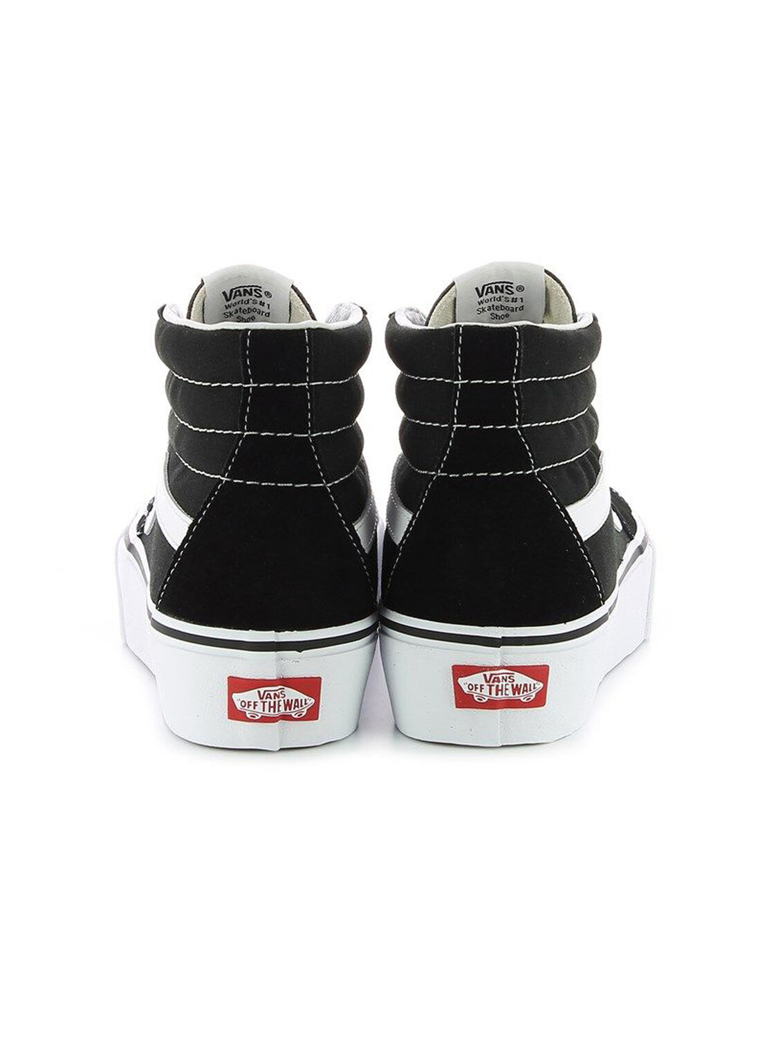 Vans SK8-HI Платформа 2.0 Женский, черный/белый — фото 4