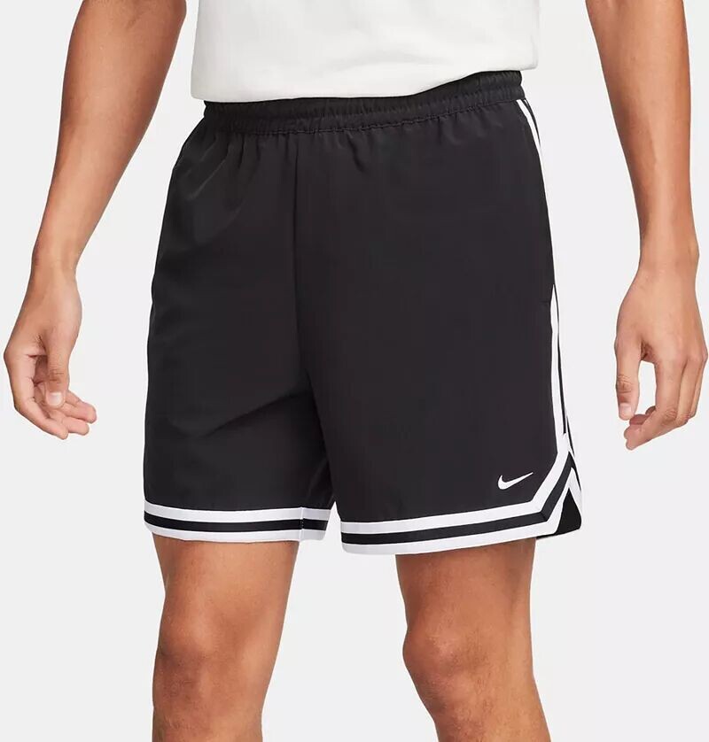 Мужские баскетбольные шорты из тканого материала Nike Dri-FIT DNA UV 6 дюймов, черный — фото 4