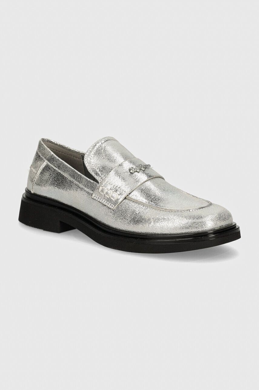 Мокасины Pepe Jeans PLS10424, серебряный