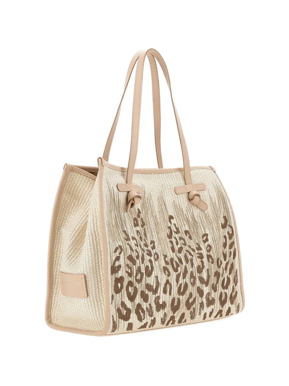 

Сумка на плечо с анималистичным принтом Marcella Gianni Chiarini, бежевый