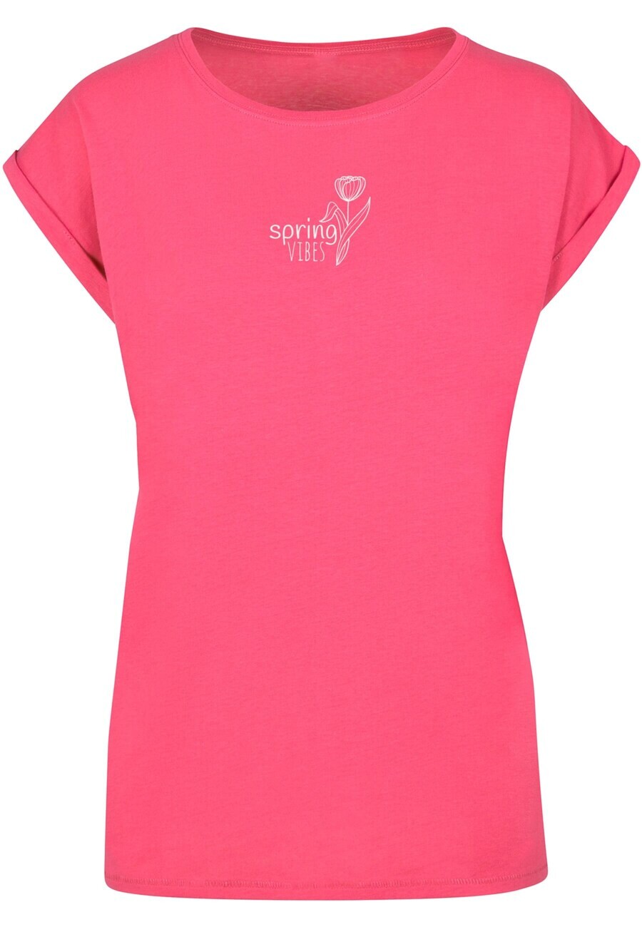 

Футболка Merchcode Shirt Spring - Vibes, цвет raspberry
