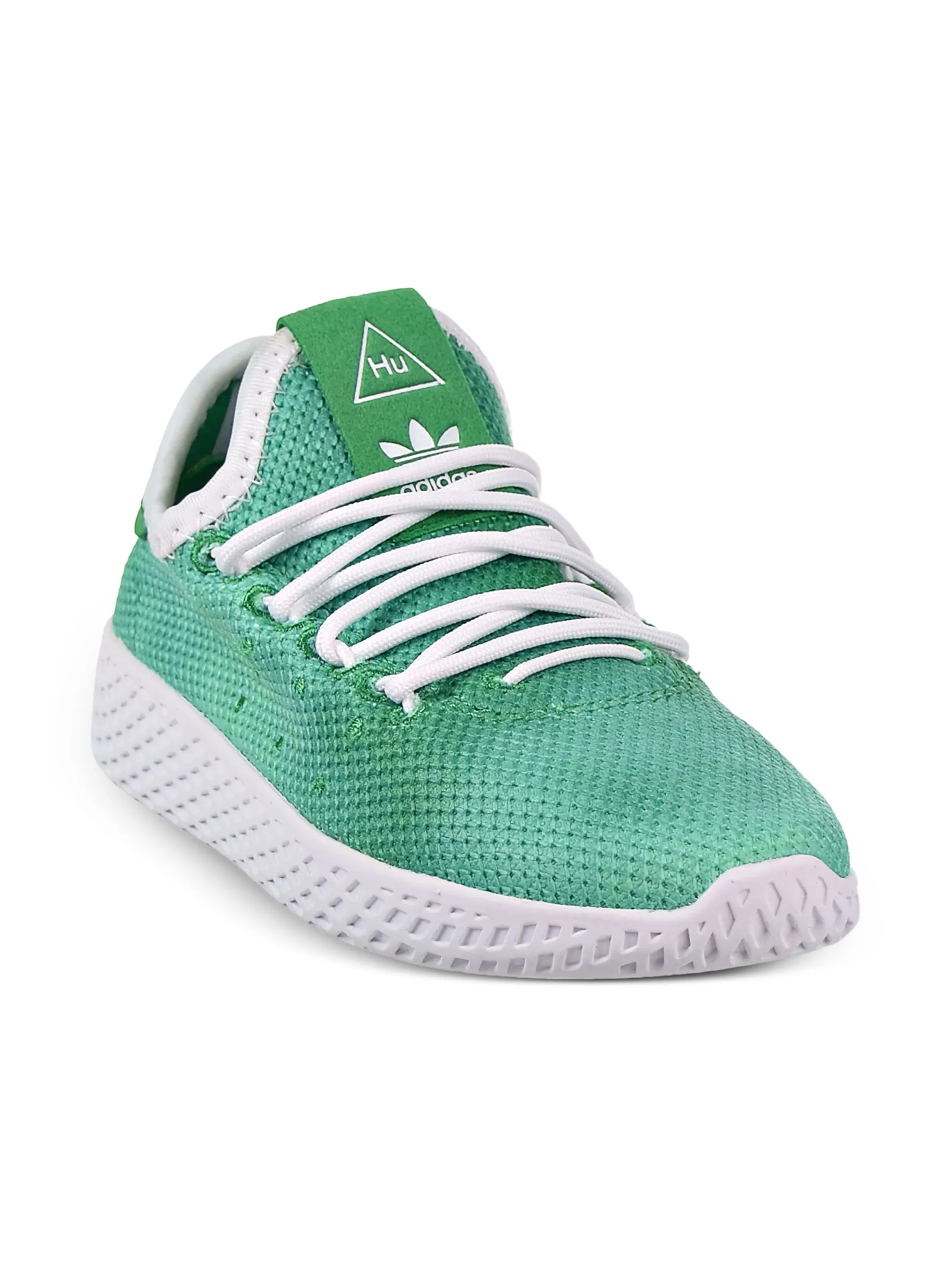 

Кроссовки PW Tennis HU Green/White Adidas Kids, зеленый