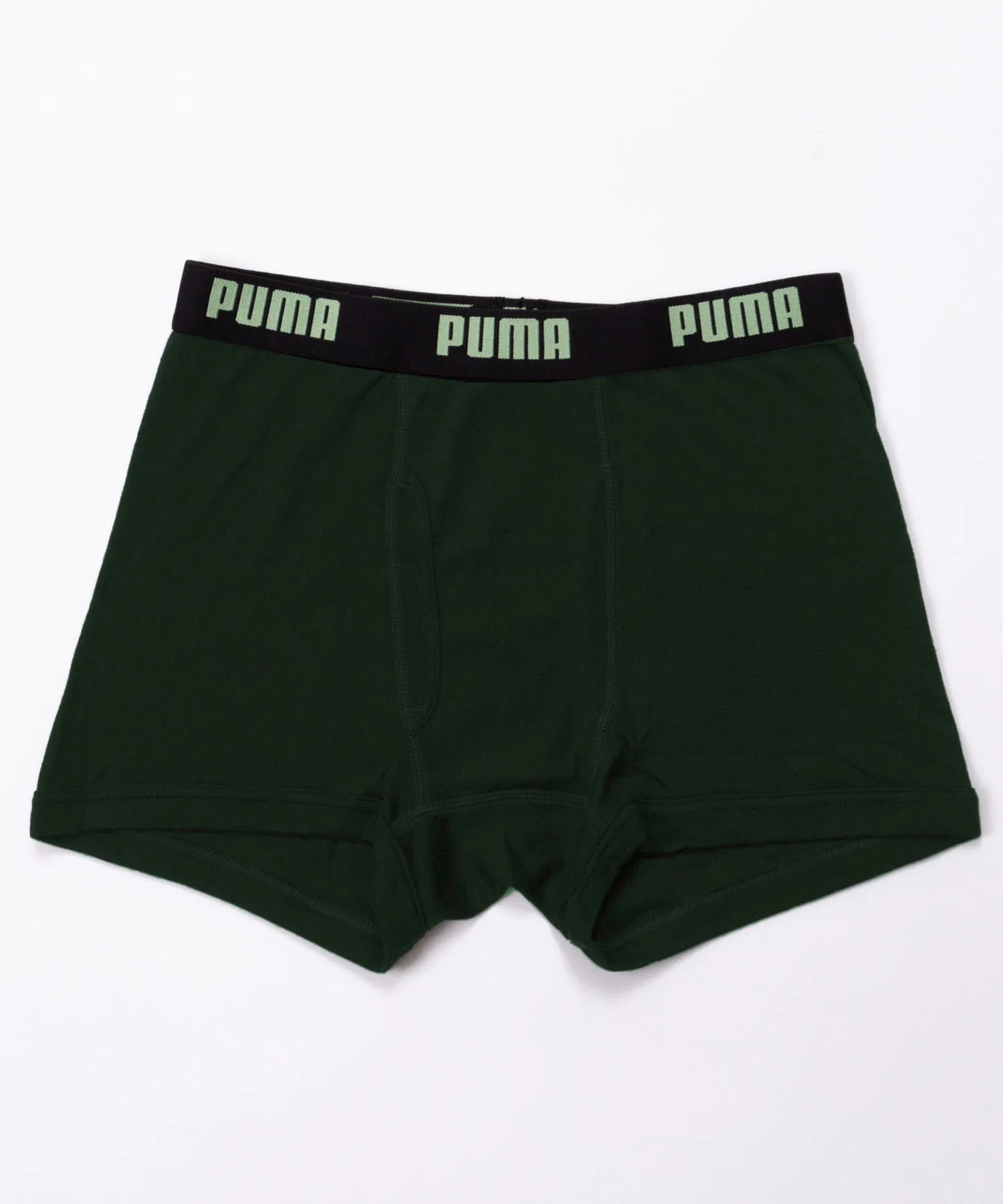 Детские боксеры PUMA, с застежкой спереди, комплект из 2 штук, с логотипом бренда, удобное нижнее белье. — фото 3