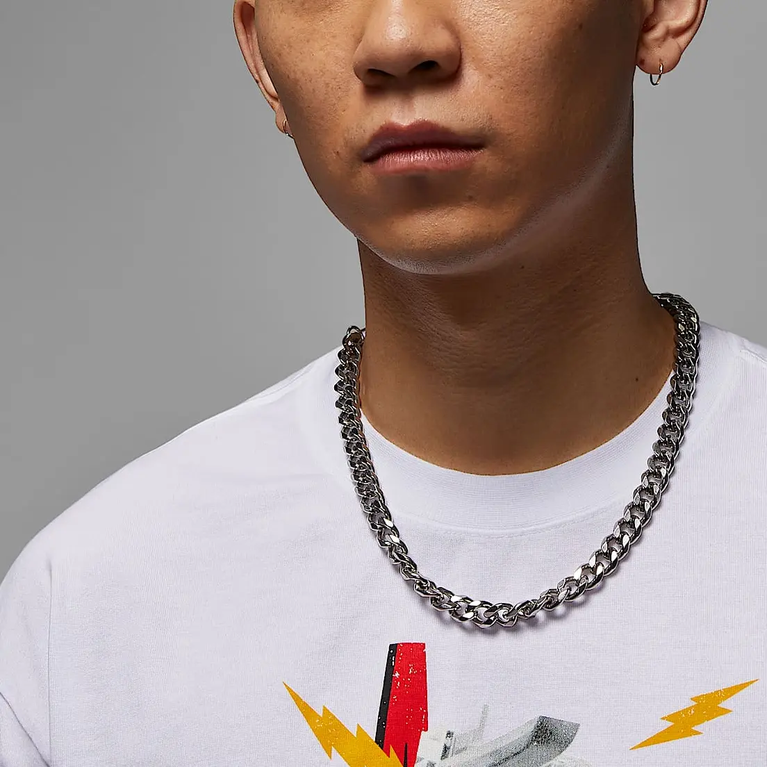 Jordan Футболка BRAND мужская белая — фото 4